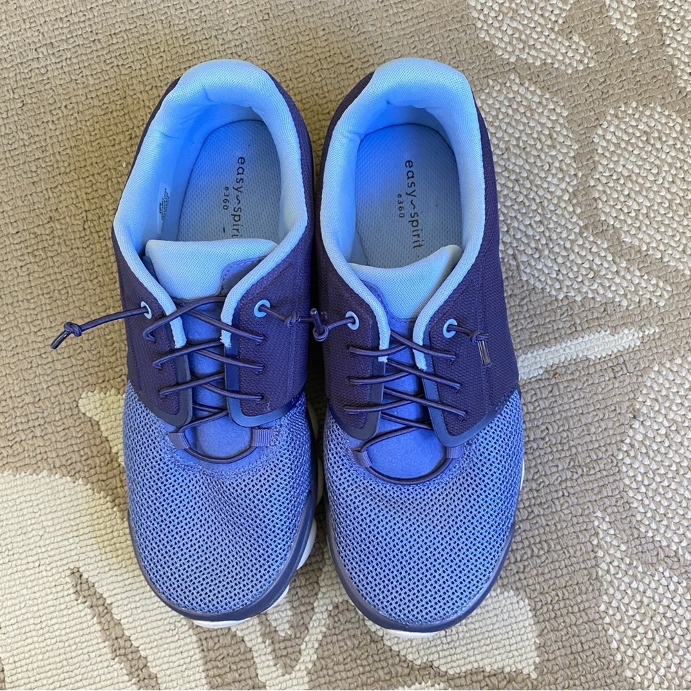 EASY SPIRIT Roame 2 Blue Lace Up Walking Shoe Womens Size 9WW Extra Wide…